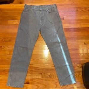 Grey Wrangler Jeans